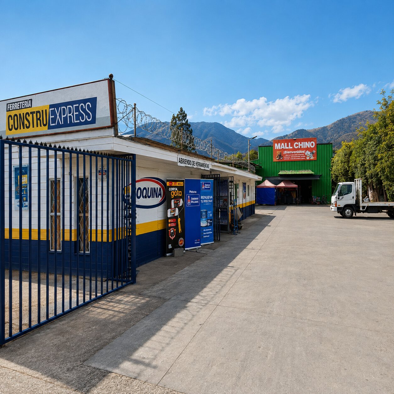 Fachada de Ferretería ConstruExpress en Olmué
