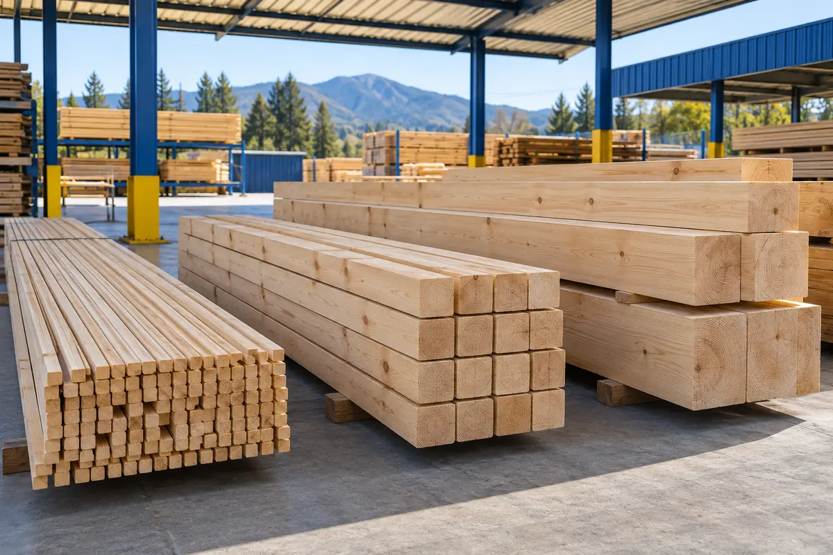 Listones, cuartones y vigas de madera para construcción en Olmué