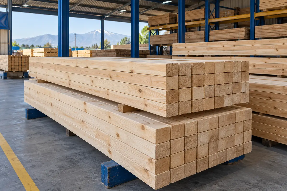 Maderas dimensionadas para construcción