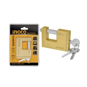 Candado De Seguridad Ingco Bloque Tipo C Industrial 80mm
