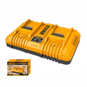 Cargador De Bateria Ingco Rapido Doble 4ah Industrial P20s 20v