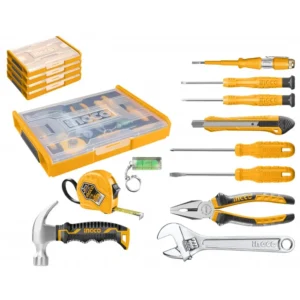 Set Ingco Herramientas + Caja Organizadora 11 Piezas