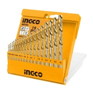 Set Brocas Ingco Para Metal 19 Piezas 1-10mm