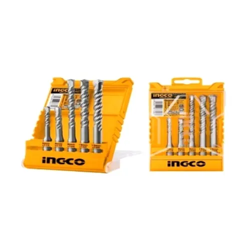 Set Brocas Ingco Sds Plus Para Concreto 5 Piezas Industrial 6-12mm