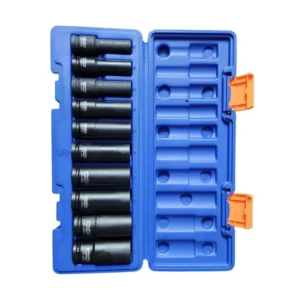 Set Dados Wadfow De Impacto Largos 10 Piezas 1/2"