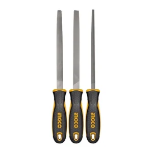Set Limas Ingco Industrial Para Metal 3 Piezas 200mm/8"