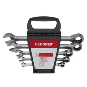 Set Gedore Red Llave Punta Corona Con Chicharra 8-19mm R07105005 5 Piezas