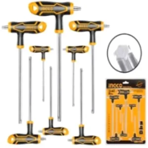 Set Llaves Torx Ingco Mango En T Industrial 8 Piezas T10-t50