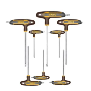Set Llaves Torx Ingco Mango En T Industrial 8 Piezas T10-t50