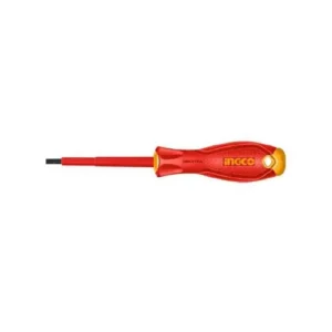 Destornillador Ingco Industrial Aislado Vde Punta Plana Sl5.5x125mm