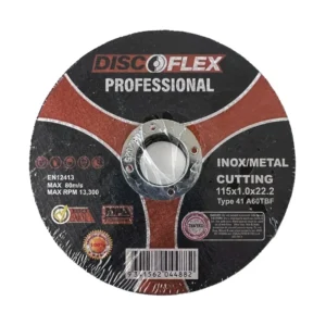 Disco De Corte Inox 115x1,0x22,2mm A60t 4 1/2"