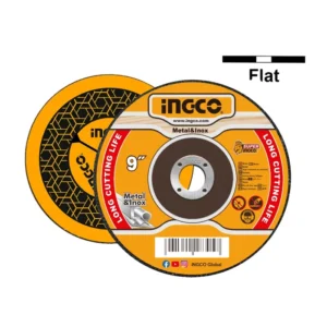 Disco De Corte Ingco Plano Para Metal E Inox 230x2x22mm 9"