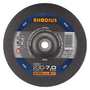 Disco De Debaste Rhodius Ksm Alphaline I 230x7,0x22,23mm 9"