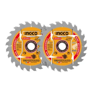 Disco De Sierra Circular Ingco Industrial 2pz Madera 24t 185mm 7 1/4"