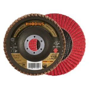 Disco Traslapado Rhodius Jumbo Speed Ceramicon 115x22,23mm 4 1/2" G40