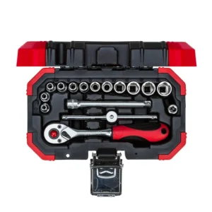 Set Gedore Red Dados Y Llaves 1/4" Hexagonales 4-13mm R49003016 16 Piezas