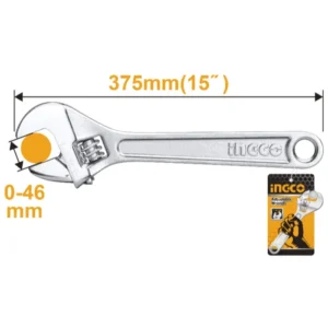Llave Ingco Ajustable 375mm/15"