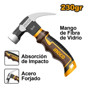 Martillo Ingco Carpintero Mini Mango Fv 220g/8oz