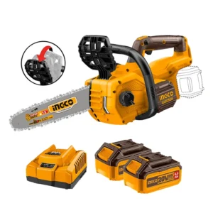 Motosierra Bl Ingco Industrial +2 Bat 4ah Y Carg 20v/12"