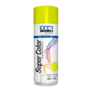 Pintura En Spray Tekbond Fluorescente Amarillo 350ml/250g