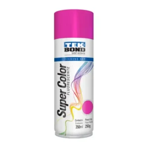 Pintura En Spray Tekbond Fluorescente Rosa 350ml/250g
