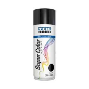 Pintura En Spray Tekbond Metalizado Negro 400ml