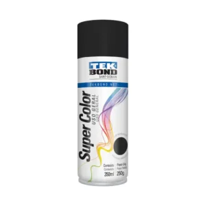 Pintura En Spray Tekbond Uso General Negro Mate 350ml/250g