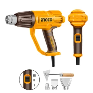 Pistola De Calor Ingco Industrial Analoga 50/450/550°c + Acces 2000w