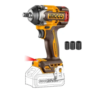 Pistola De Impacto Bl Ingco Inalambrica Industrial 1/2" 20v/500nm