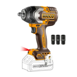 Pistola De Impacto Bl Ingco Inalambrica Industrial 1/2" 20v/800nm