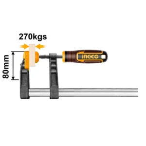 Prensa Sargento Ingco En F Industrial 50x150mm