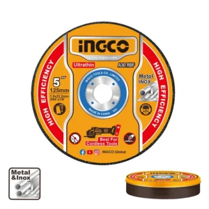 Set Disco De Corte Ingco Metal E Inox Industrial 25 Piezas 125x1,0x2,0mm 5"